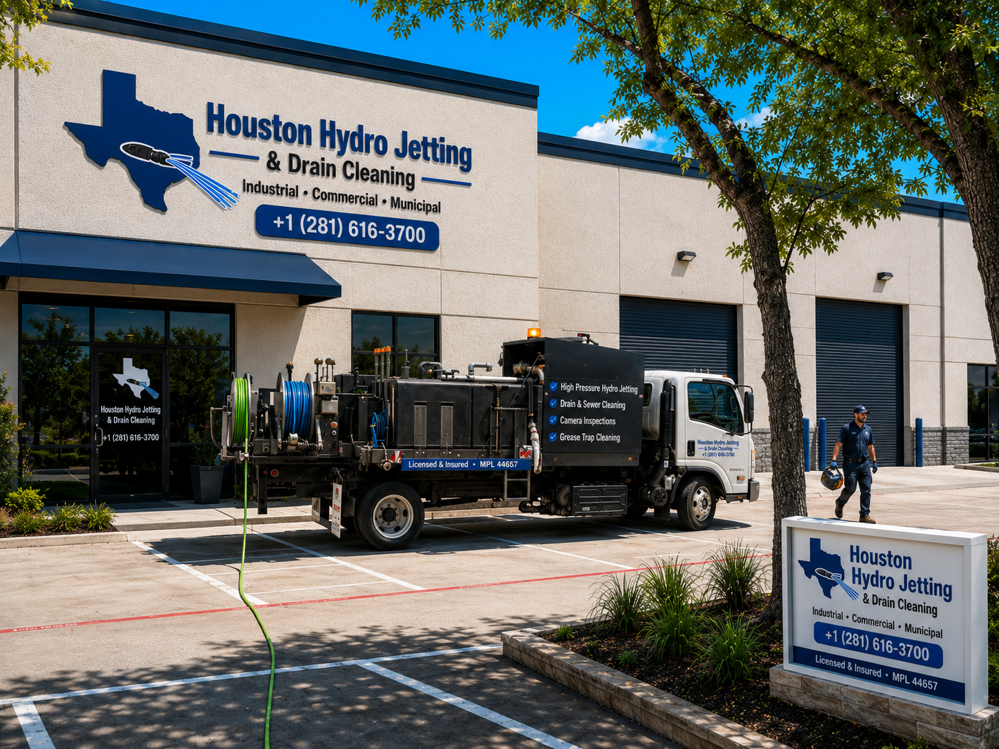 Houston Hydro Jetting and Drain Cleaning commercial fleet